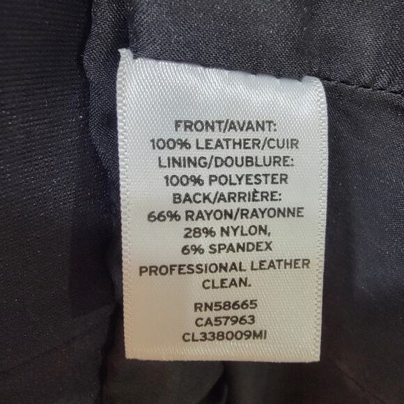 Classiques Entier Leather Dress 6 Black LBD Bodycon Corpgoth 6 Pinup - Picture 7 of 11